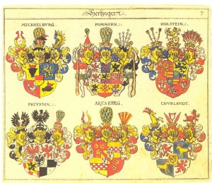 Wappenbuch Siebmachers mit einigen Wappen von 1605